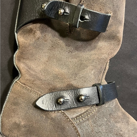 Rag & Bone Brown Leather Moto Boot size 37.5 (7.5) - Picture 5 of 8